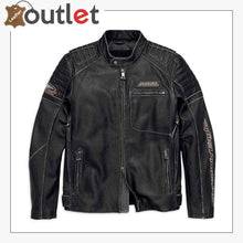 Load image into Gallery viewer, Harley-Davidson Men&#39;s Screamin&#39; Eagle Leather Jacket
