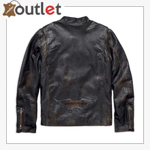 Load image into Gallery viewer, Harley-Davidson Men&#39;s Speed Distressed Slim Fit Leather Jacket
