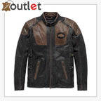 Harley-Davidson Men's Triple Vent System Trostel Leather Jacket - Leather Outlet