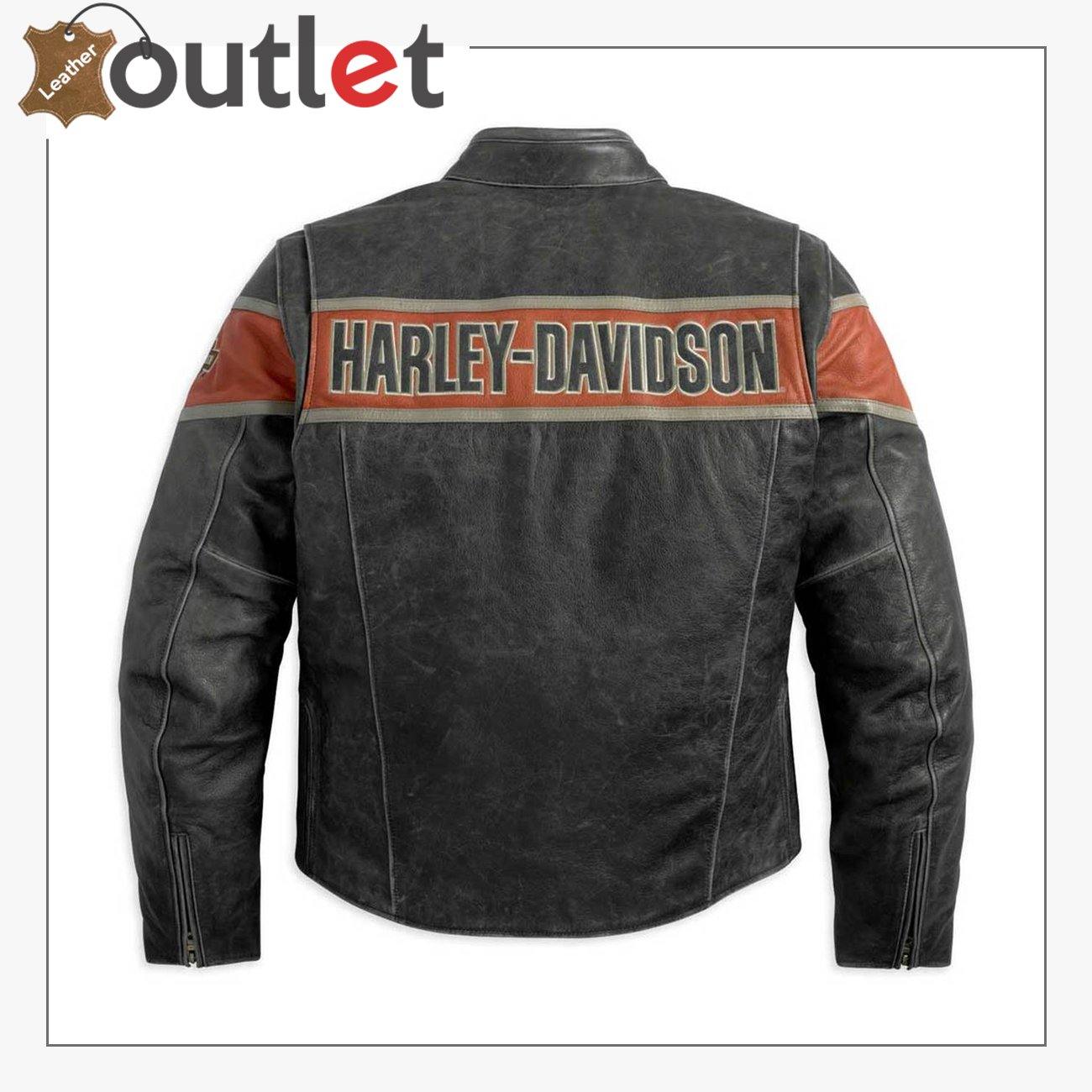 Harley davidson clearance leather jacket 3xl