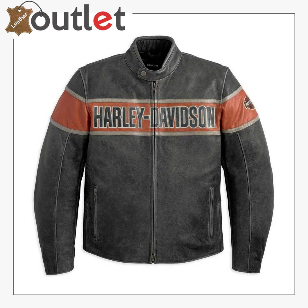Harley-Davidson Men's Victory Lane Leather Jacket - Leather Outlet