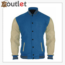 Load image into Gallery viewer, High School Varsity leather Man Jacket
