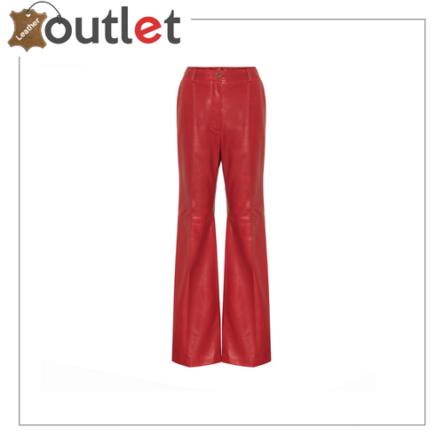 CLASSIC STYLE WOMEN LEATHER PANTS