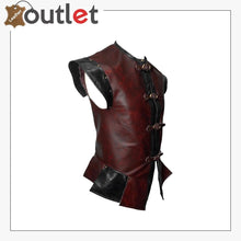 Load image into Gallery viewer, Leather Two Tone Buckled Choose Colours Fantasy Medieval Vest

