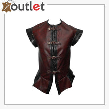 Load image into Gallery viewer, Leather Two Tone Buckled Choose Colours Fantasy Medieval Vest
