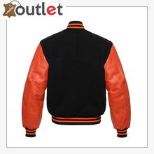 Load image into Gallery viewer, Letterman Varsity Jacket With Genuine Leather 
