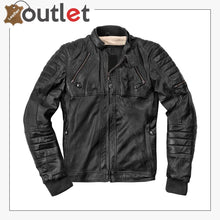 Load image into Gallery viewer, Ghom Motorcycle Leather Jacket
