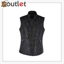 Load image into Gallery viewer, Luxury Diamond Quilted 100% Leather Gilet Vest Waistcoast
