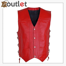 Load image into Gallery viewer, MEN’S MOTORCYCLE VEST TACTICAL SWAT STYLE LEATHER VEST
