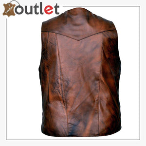  Leather Club Vest 