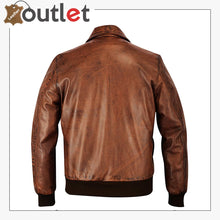 Load image into Gallery viewer, Mens A2 Real Goatskin Leather Pilot Flying Jacket
