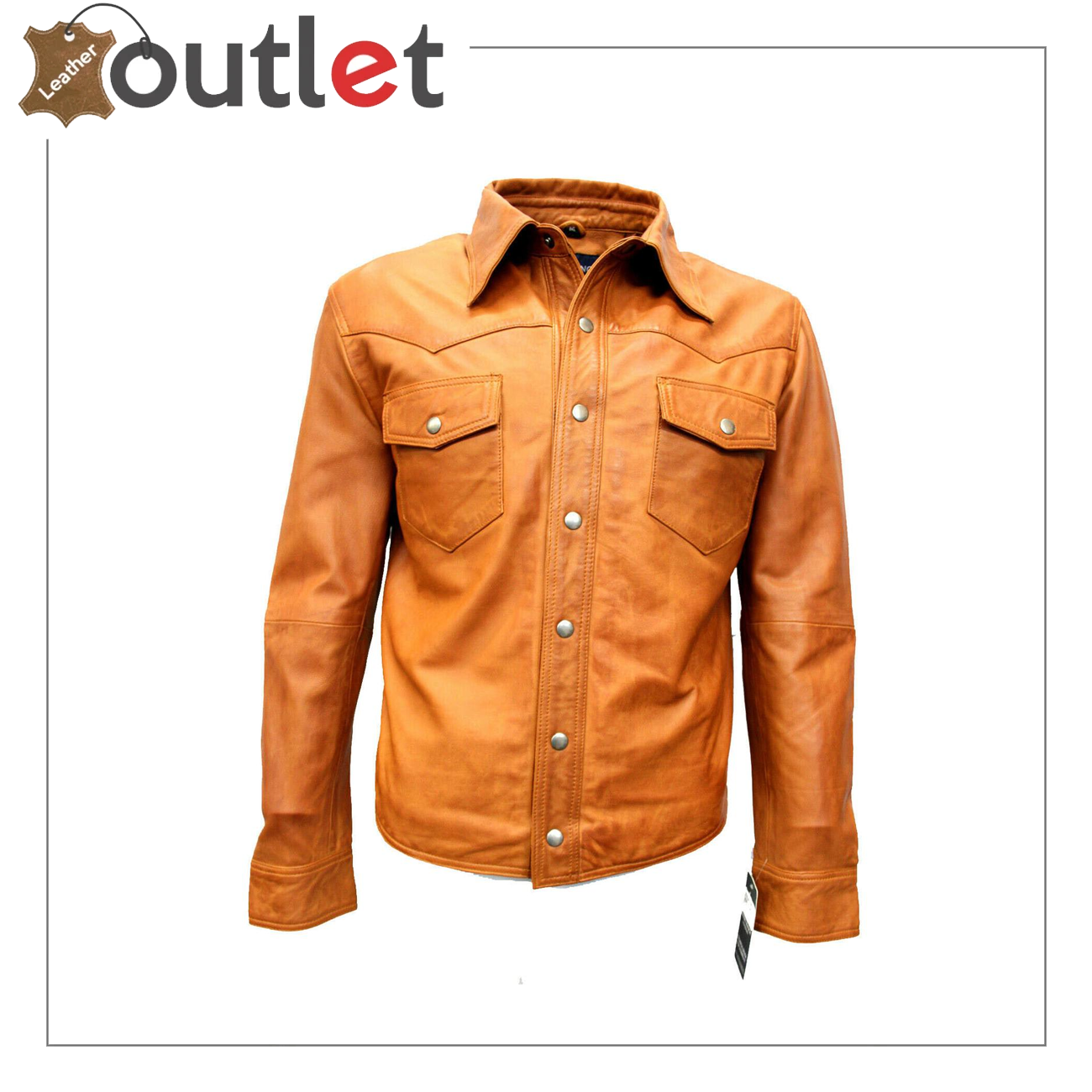 chinese dress ladies The Jacket Maker Men’s Haven Brown Suede Leather Shirt main image 0