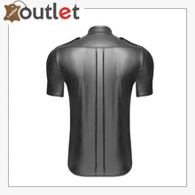 Load image into Gallery viewer, Men&#39;s Real Leather Police Uniforms Shirts
