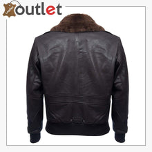 Load image into Gallery viewer, Mens Air Styles Real Leather Flight Bomber Jacket
