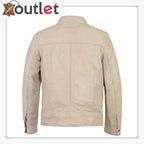 Mens Faux Fashion Leather Jacket Casual Long