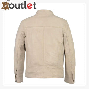 Mens Faux Fashion Leather Jacket Casual Long
