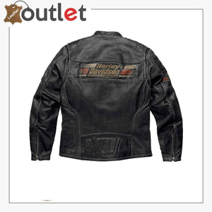 Mens Harley Davidson Classic Motorcycle Leather Jacket