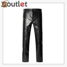 Load image into Gallery viewer, Mens Leather Pants Motorcycle Trousers
