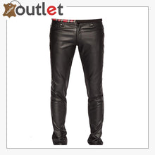 Load image into Gallery viewer, Mens Real Quality Leather Trouser Pants
