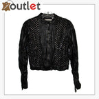 Mens Real Quality Spikes Leather Jacket - Leather Outlet