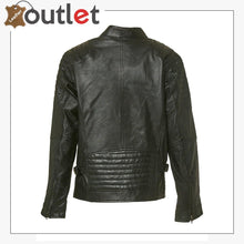 Load image into Gallery viewer, Handmade Biker Style Mens Leather Jacket - Leather Outlet

