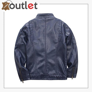 New Simple Studded Leather jacket For Men