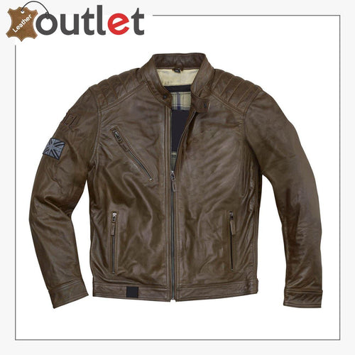 New Style Houston Motorcycle Leather Jacket