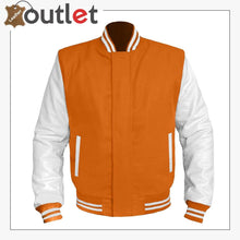 Load image into Gallery viewer, New Stylish Varsity Leather jacket For Women
