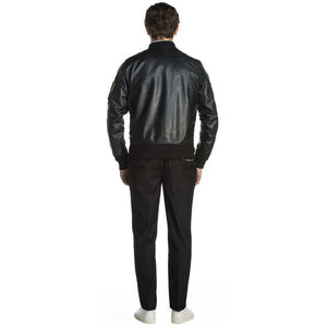 Pilot leather bomber jacket Leather Outlet