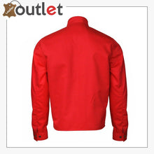 Load image into Gallery viewer, Red Fashion Leather Slim Fit Jacket For Mens

