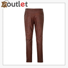 Load image into Gallery viewer, Soft Fermented Burgundy Zoey Leather Pants
