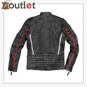Seoul Motorcycle Leather Jacket - Leather Outlet