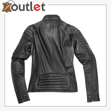 Load image into Gallery viewer, Shona Ladies Motorcycle Leather Jacket for Womens
