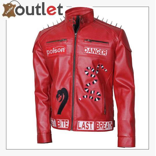 Bite Last Breath Studded Biker Jacket