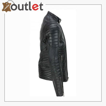 Load image into Gallery viewer, Vintage Designer Quilted Panel Style Sheep Leather - Leather Outlet
