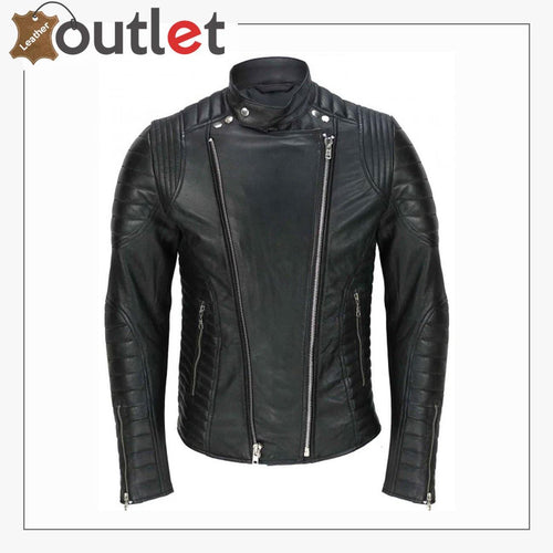 Vintage Designer Quilted Panel Style Sheep Leather - Leather Outlet