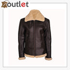 WOMEN B3 BOMBER SHEARLING AVIATOR JACKET