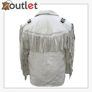 Western Cowboy Real Leather Jacket For Men