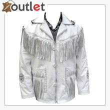 Load image into Gallery viewer, Western Cowboy Real Leather Jacket For Men
