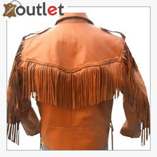 Load image into Gallery viewer, Western Wear Jacket Unique Men Cowboy Leather Jacket - Leather Outlet
