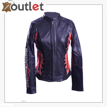 Load image into Gallery viewer, Womens Harley Davidson Leather Jacket - Leather Outlet
