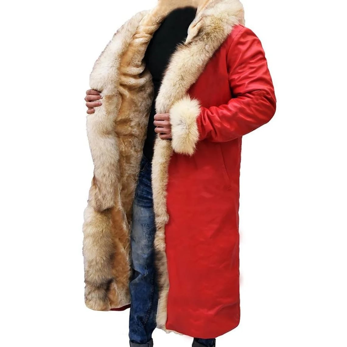 Santa Claus Leather Coat Leather Outlet