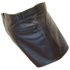 Men Cool Fashion Real Sheepskin Black Leather Shorts Leather Outlet